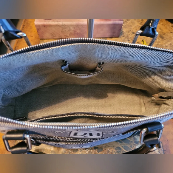 Dooney & Bourke Donegal Crest Logo Satchel Bag - Picture 8 of 13